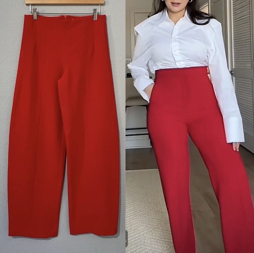 極美品　CFCL PORTRAIT PANTS 1 RED サイズ3 極美品 CFCL PORTRAIT PANTS 1 RED サイズ3