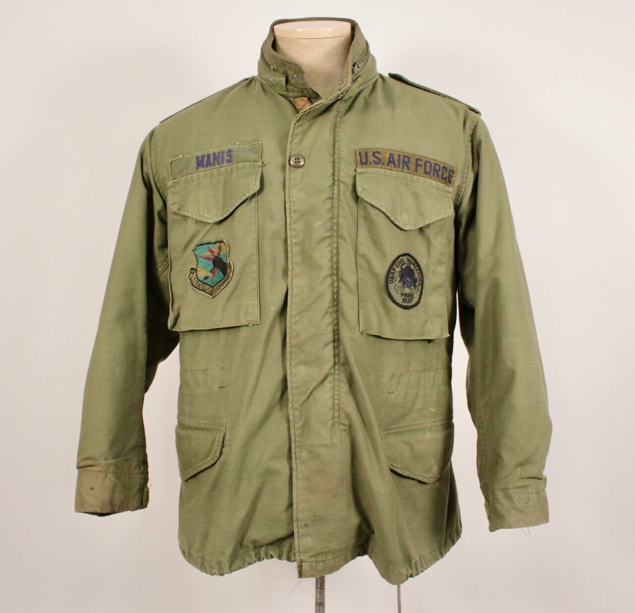 Men's Vtg 70s Vietnam War US Air Force M-65 Field Jacket Men's Vtg 70s Vietnam War US Air Force M-65 Field Jacket