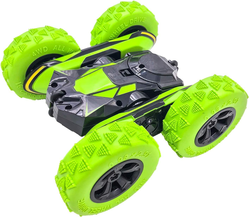 Threeking RC Stunt Cars Remote Control Car Double-Sided Driving 360-Degree Flips