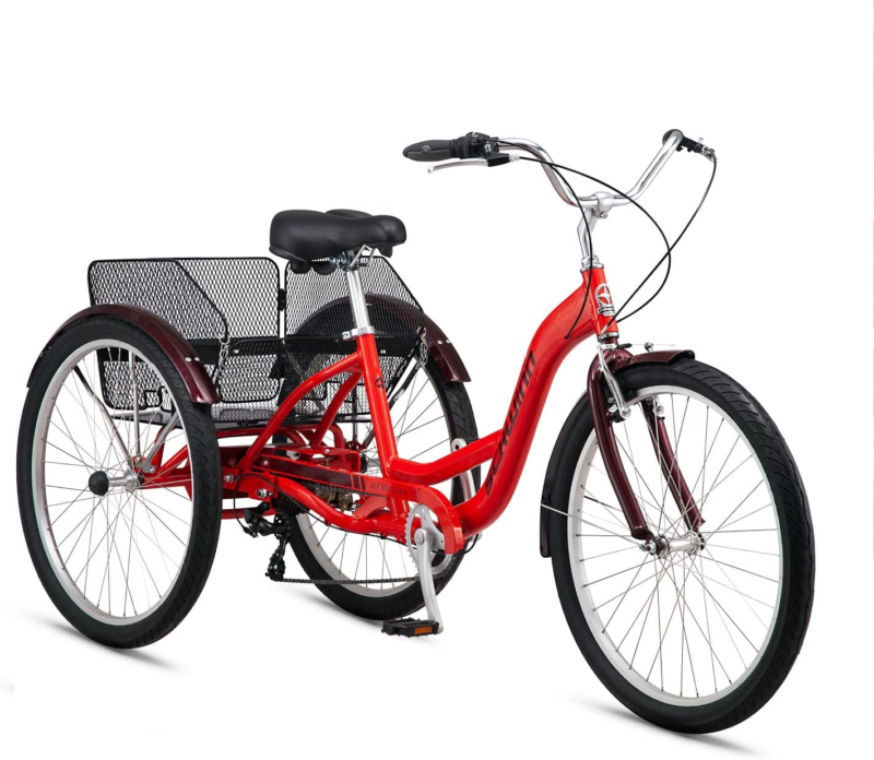 Bicycle for Sale: Schwinn Meridian Adult Tricycle Bike, Three Wheel Cruiser, 24 & 26-Inch Wheels, in San Bernardino, CA