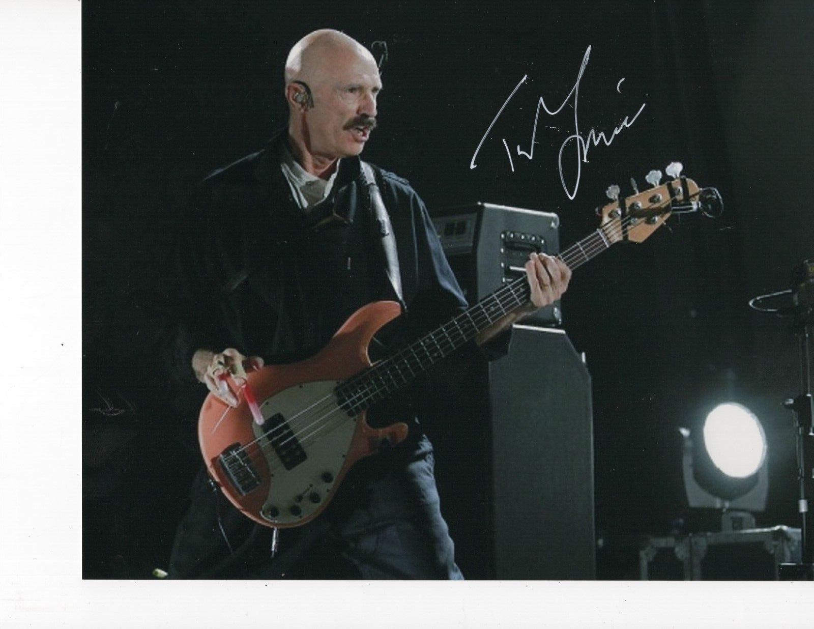 KING CRIMSON TONY LEVIN SIGNED PLAYING BASS GUITAR 8X10 | eBay