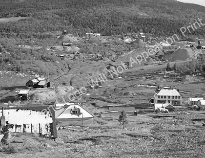 1941 Ghost Town of Russell Gulch, Colorado Old Photo 8.5" x 11" Reprint