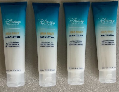 4 Disney Resorts Sea Salt Body Lotion 2oz.