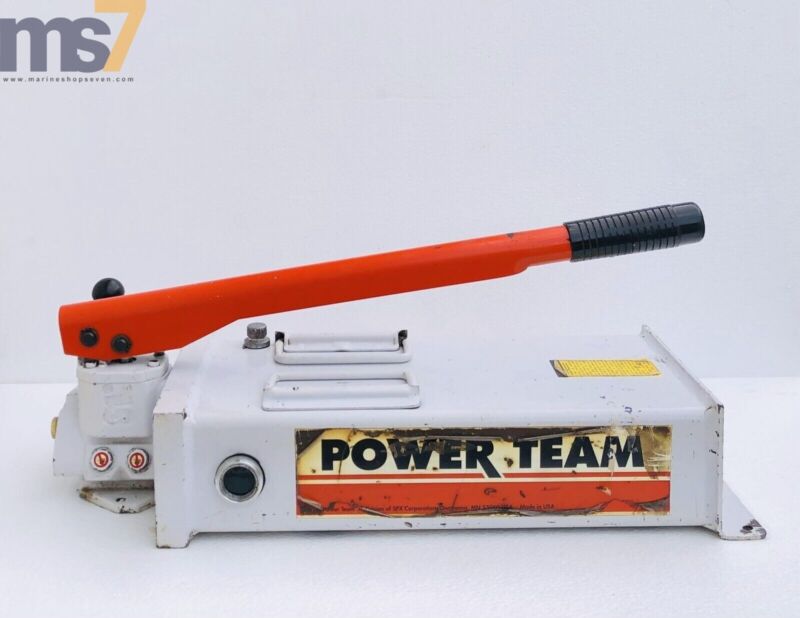 SPX POWER TEAM P300D 2 SPEED HYDRAULIC HAND PUMP FOR DOUBLE ACTING CYLINDERS