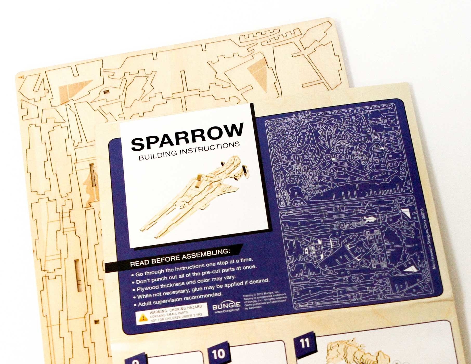 Destiny Sparrow 3D Wood Model Kit Puzzle SEALED Officially Licensed - Bungie