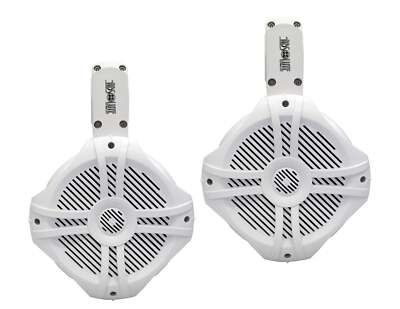 Absolute MPS65W Wake Board Speakers br/ Marine RV 6.5'' 200W RMS Wake Tower POD E
