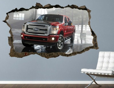 Car Ford F-150 Platinum Custom Wall Decals 3D Wall Stickers Art AH640