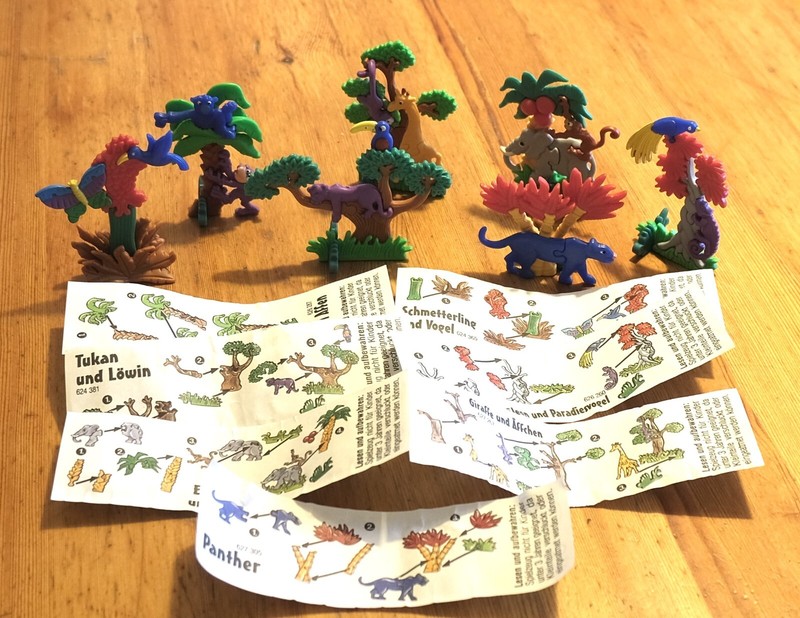 Plastikpuzzle Faszinierendes Afrika-Puzzle Komplett Mit Allen Bpz