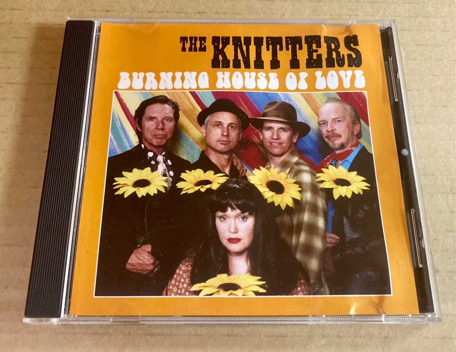 Promo CD Single The Knitters Burning House Of Love John Doe