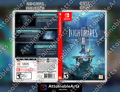 Little Nightmares II: Game Case/Custom Cover (Nintendo Switch 2020) - NO  GAME