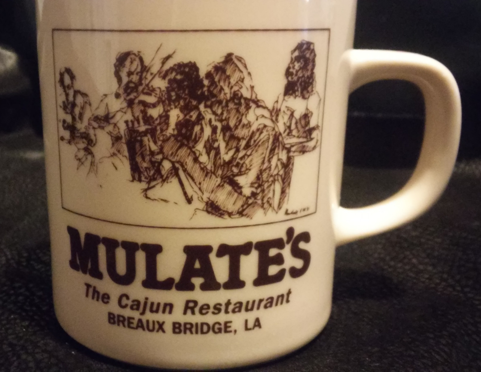 Mulate's The Cajun Restaurant Mug , Breaux Ridge, LA , Ceramic