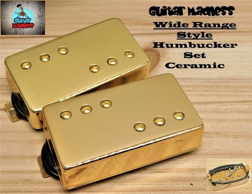 Gold Wide Range Style Ceramic Humbucker Set (4-wire) | eBay
