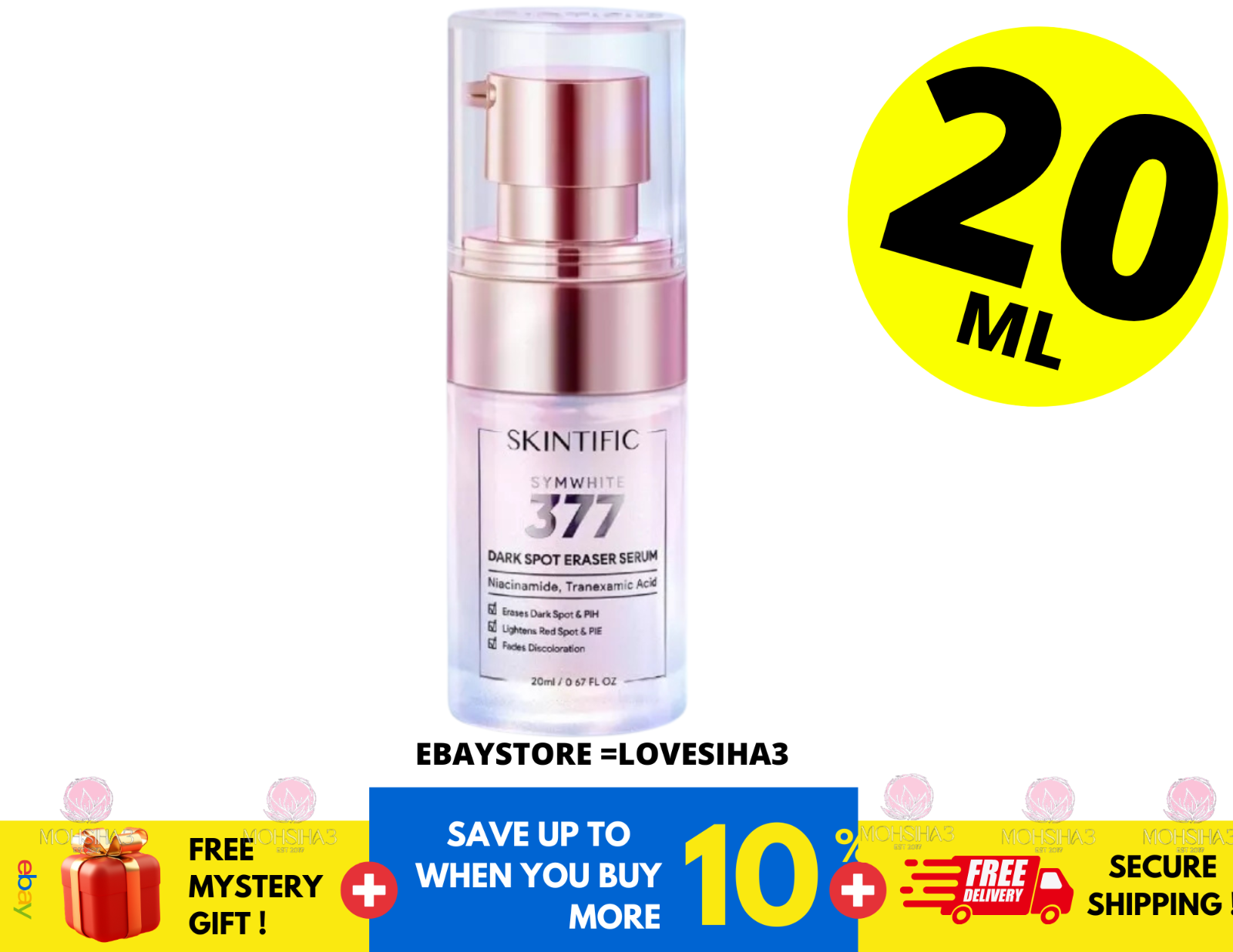 美容液 Lekarka SYM SERUM EX+ SKINTIFIC SymWhite 377 Dark Spot Serum Brightening Serum
