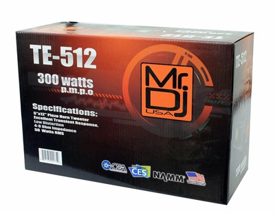Mr. Dj TE-512 5x12 300 Watts P.M.P.O Piezo Horn Tweeter