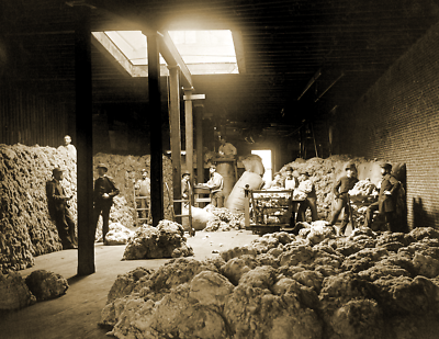 1885 Wool Sorting House, Boston, MA Old Photo 8.5" x 11" Reprint