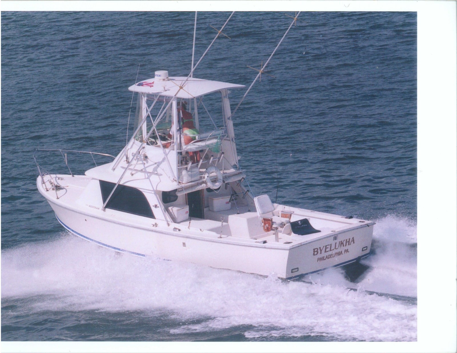 Classic 1972 31 Bertram Sportfish Boat restoration project