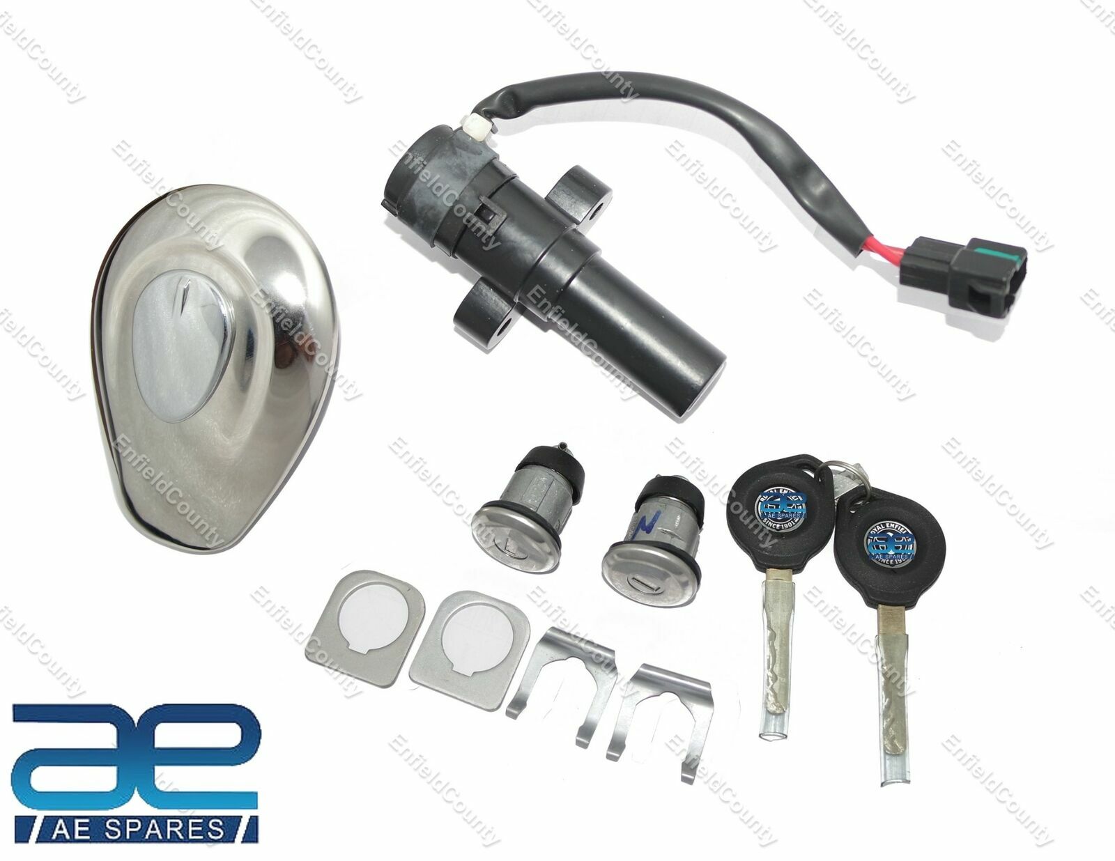 Complete Lock Kit For Royal Enfield New Classic Reborn 350cc RAP00007/C