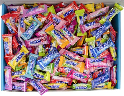 Hi Chew 20 Flavors, Bulk 330+ Pieces, 4 Pound (Strawberry, Mango, Green Apple...