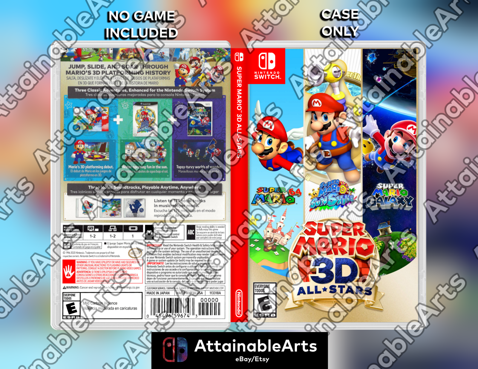 SwitchソフトSUPER MARIO 3D COLLECTION Nintendo Switch Super Mario 3D Collection All Stars Sunshine