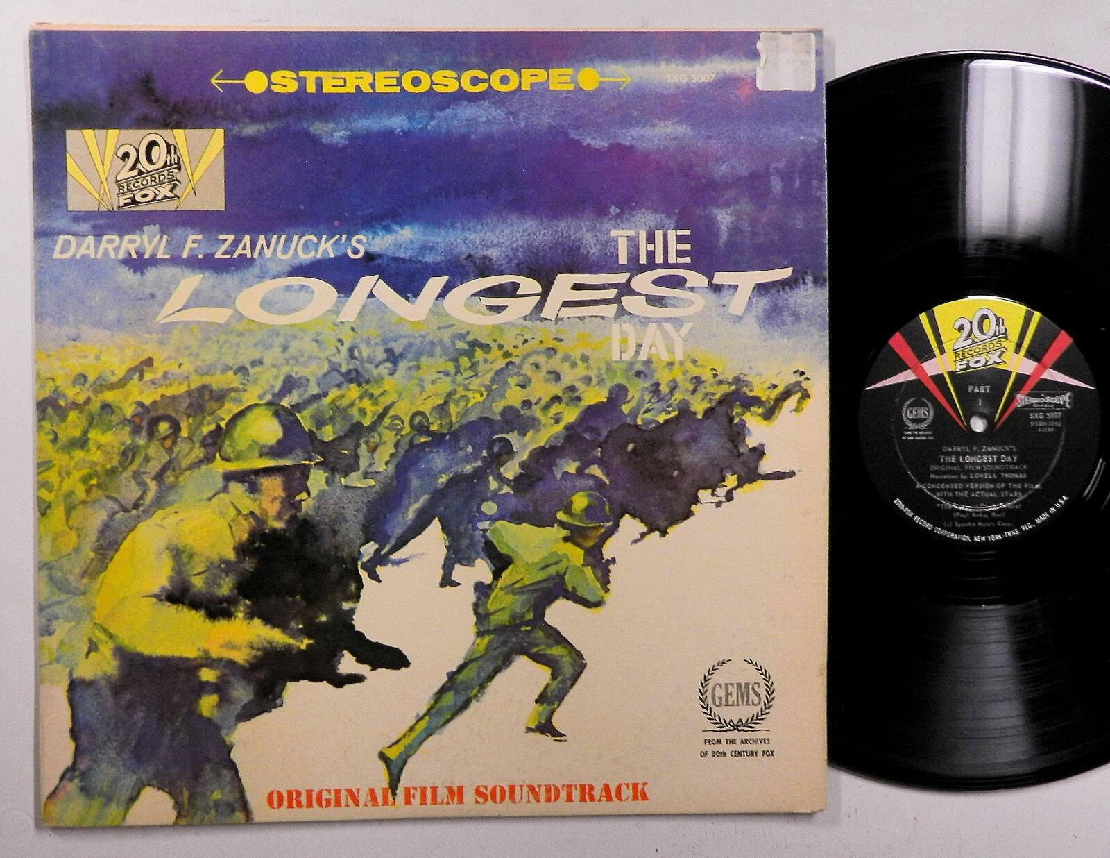 THE LONGEST DAY VINYL SOUNDTRACK LP 20th CENTURY FOX RECORDSのeBay公認海外通販