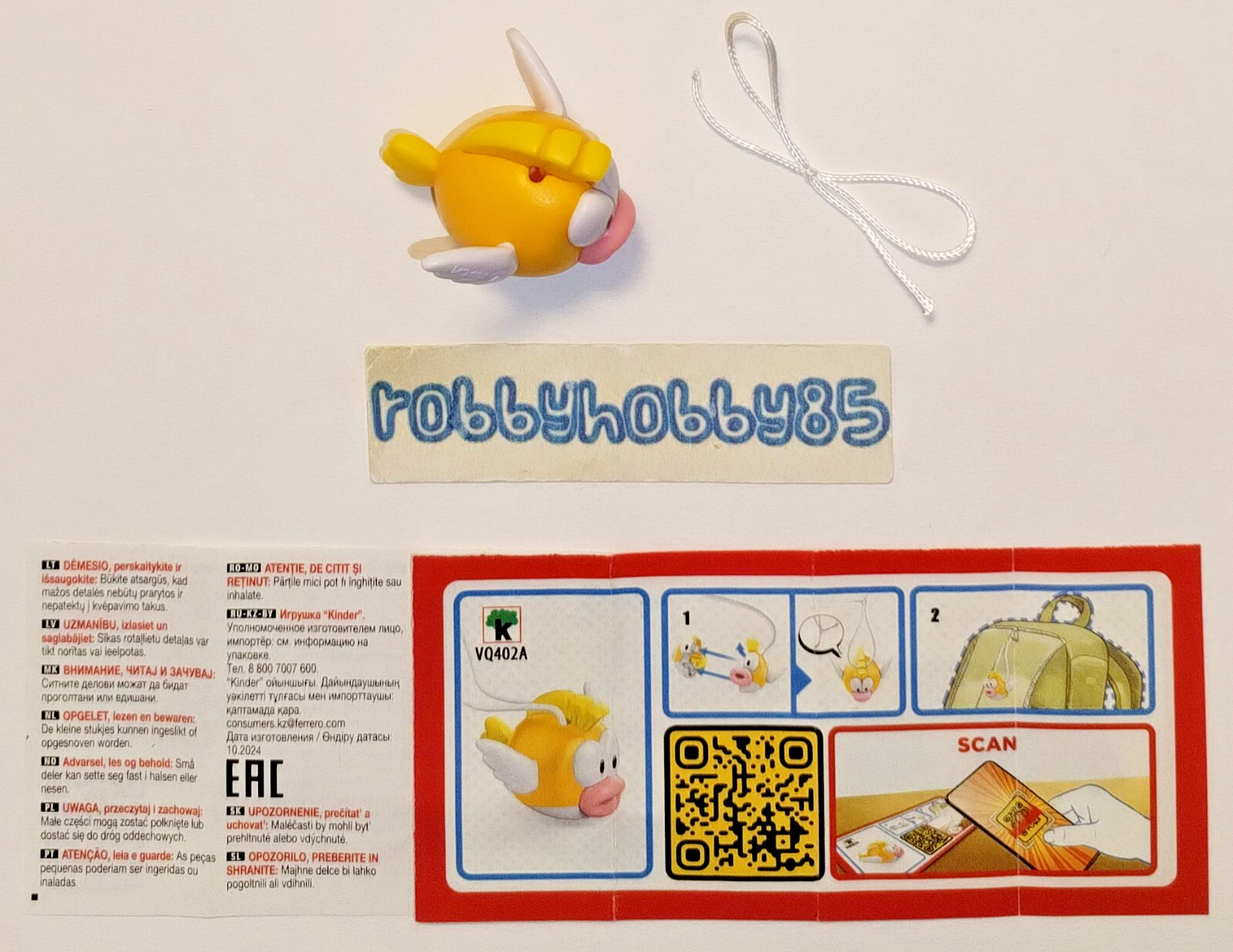 Super Plastic ウサギ　アートトイ Z Wind Up Small Transparent Plastic Jumping Pink Toucan Toy