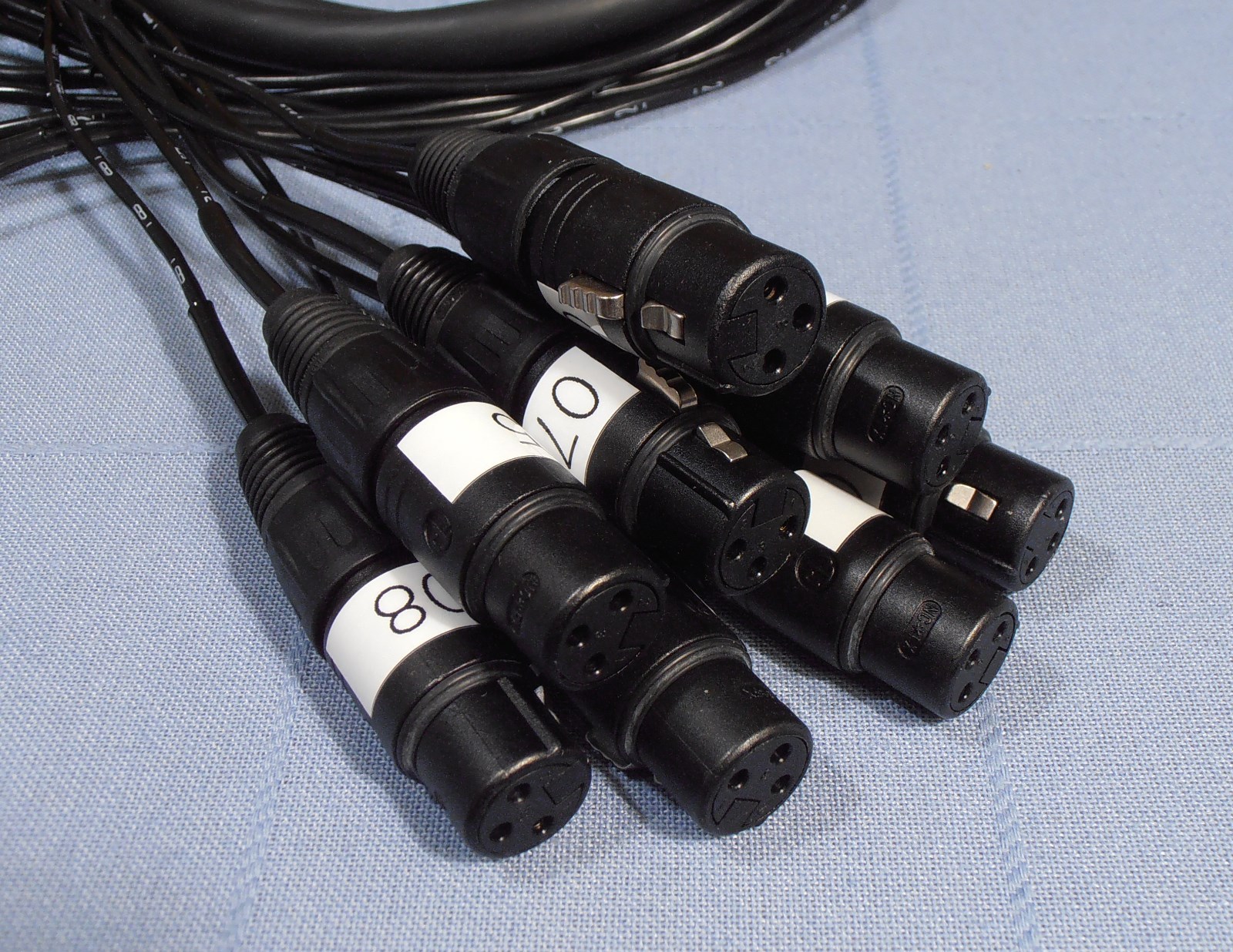 Custom 8 channel Snake Patch Cable 6ft - Mogami 2932 Neutrik F-MXLR