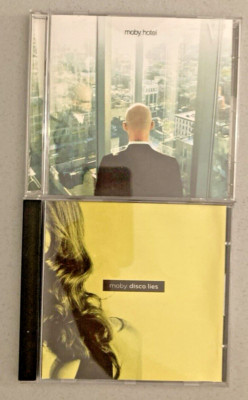  Moby CD Lot   ''Hotel'' & ''Disco Lies''   Iconic Electronic Beats & Melodies