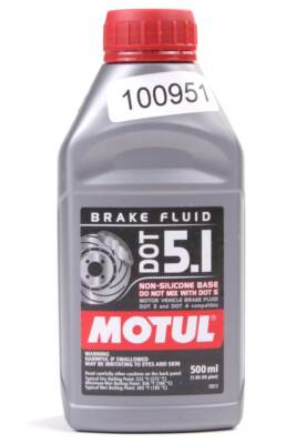 Motul DOT 5.1 - 0.5 Liter AM - Long Life Fully Synthetic Brake Fluid