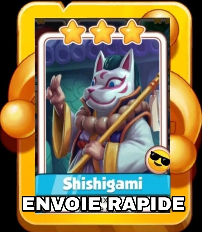 Shishigami 1x Carte Set Esprits Coin Master