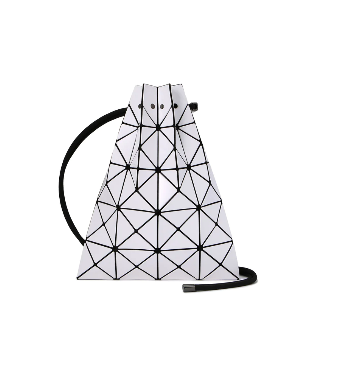 BAO BAO ISSEY MIYAKE Lucent Wring Small White Geometric