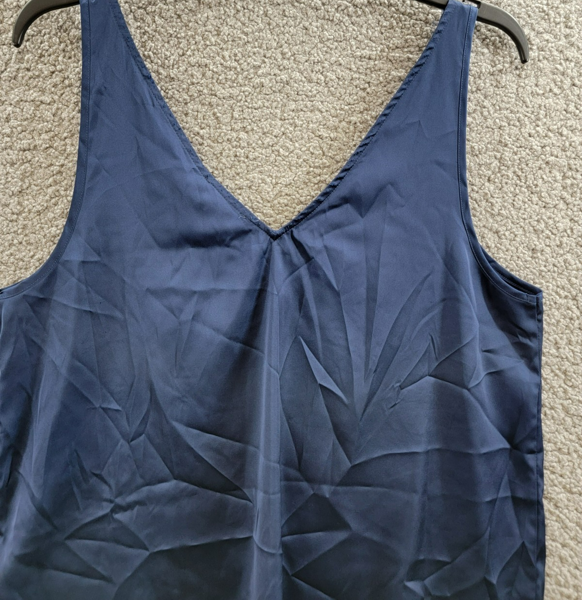 Generation Love Dallas Chain Trim Tank Top Women's M Oxford Navy Sleeveless - Picture 12 of 16