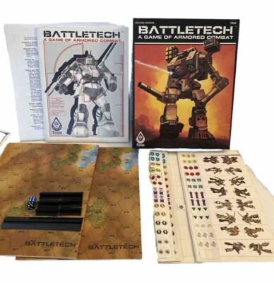 Fasa Battledroids BATTLETECH 1604 GAME 2nd SECOND EDITION UNPUNCHED VGC!
