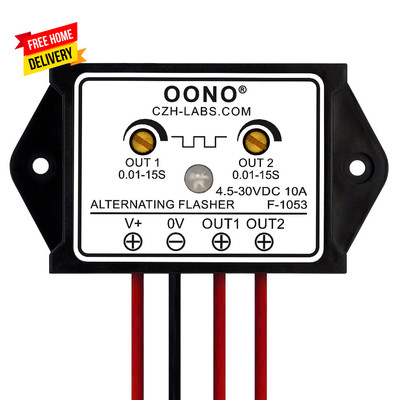 DC 4.5-30V 10A Dual Output Alternating Flasher Module