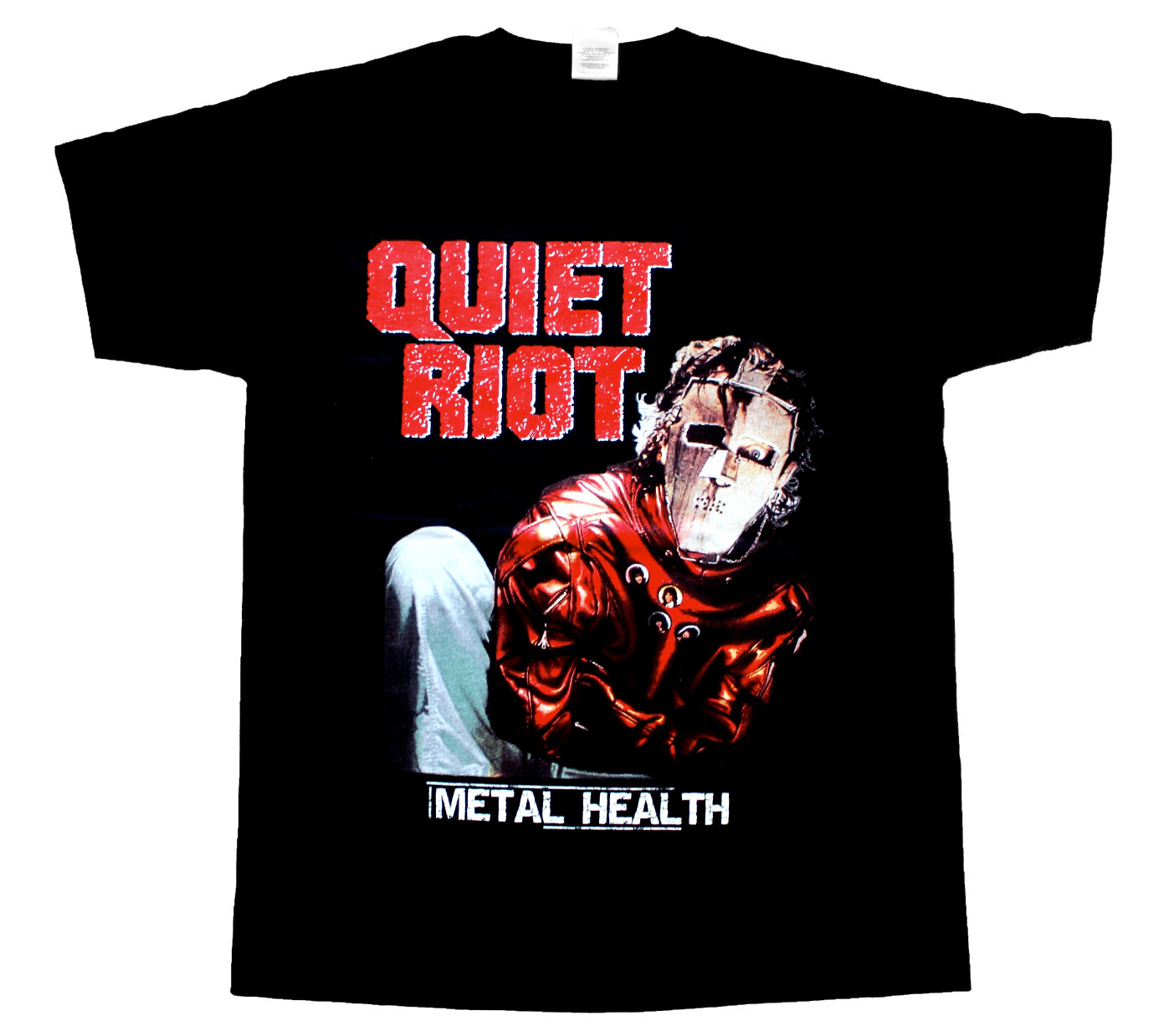 品質が METAL RIOT QUIET HEALTH T black new sleeve Long - Short '83 メンズウェア