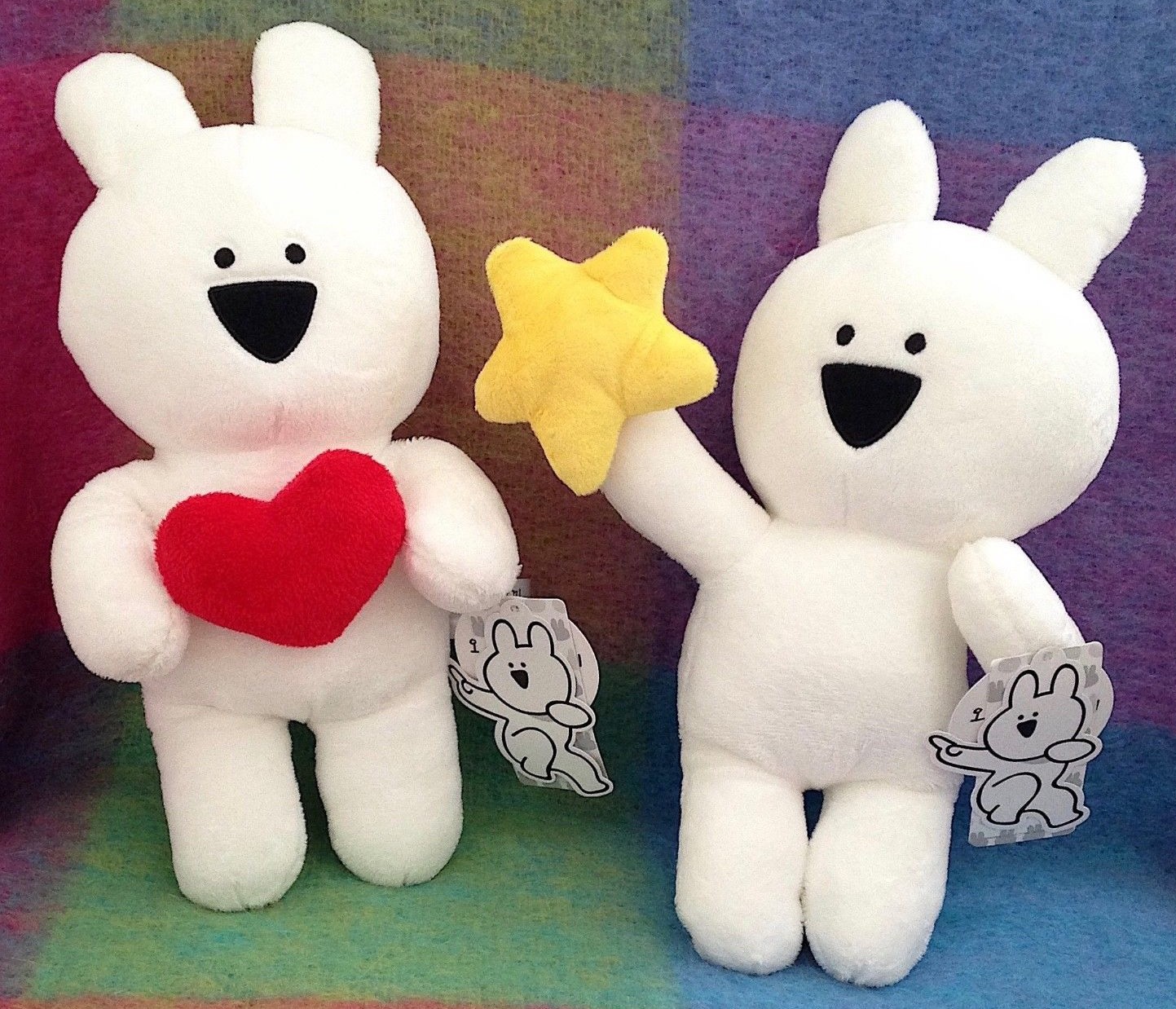 RARE Extremely Rabbit Korean import cute funky bunnies large