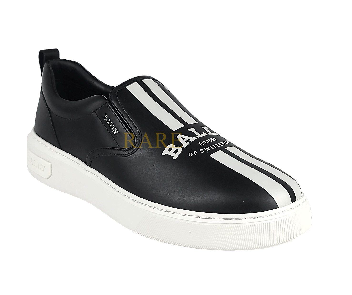 BALLY ブラック スニーカー サイズEU9e Bally lace-up Leather Sneakers | Black | FARFETCH