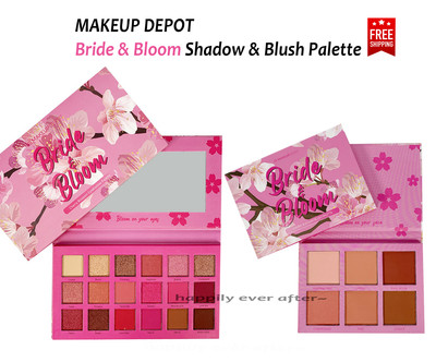 2 PCs MAKEUP DEPOT Bride & Bloom Shadow & Blush Palettes, Free Shipping, NEW
