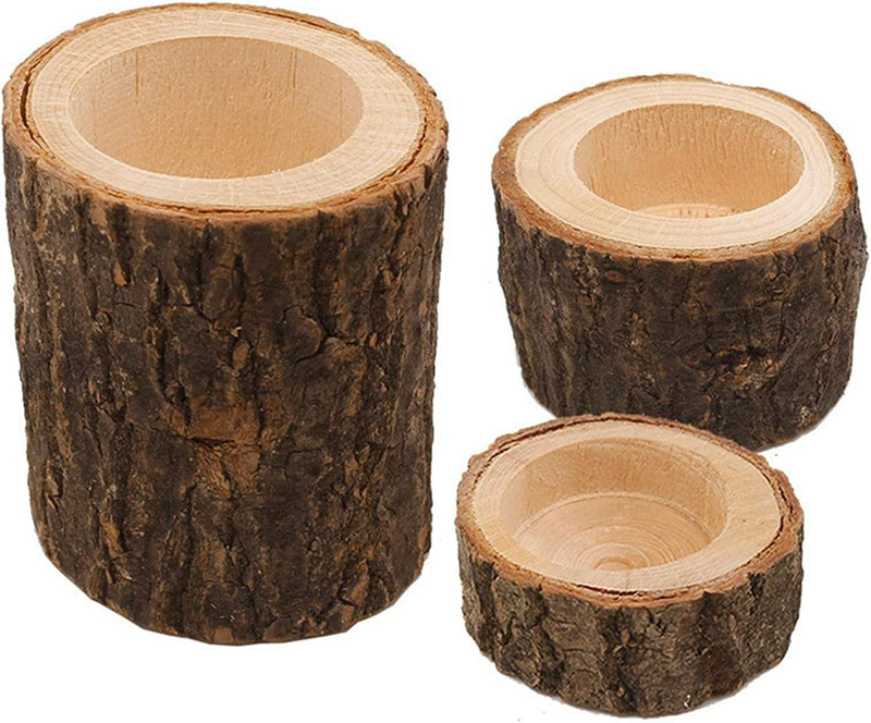 S, Personalized Wooden Votive Tealight Holder For