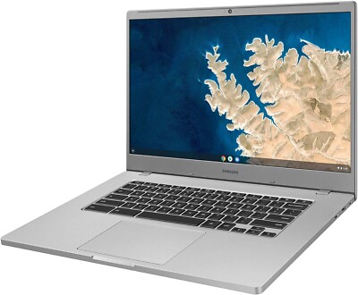 Samsung 4+ 15.6in Celeron 4GB 32GB Chromebook Platinum Titan