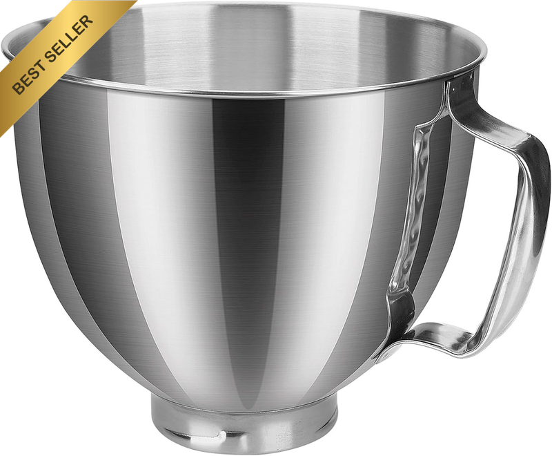 Stainless Steel Mixer Bowl for Kitchenaid 4.5-5 Quart Tilt-Head Stand Mixers Art