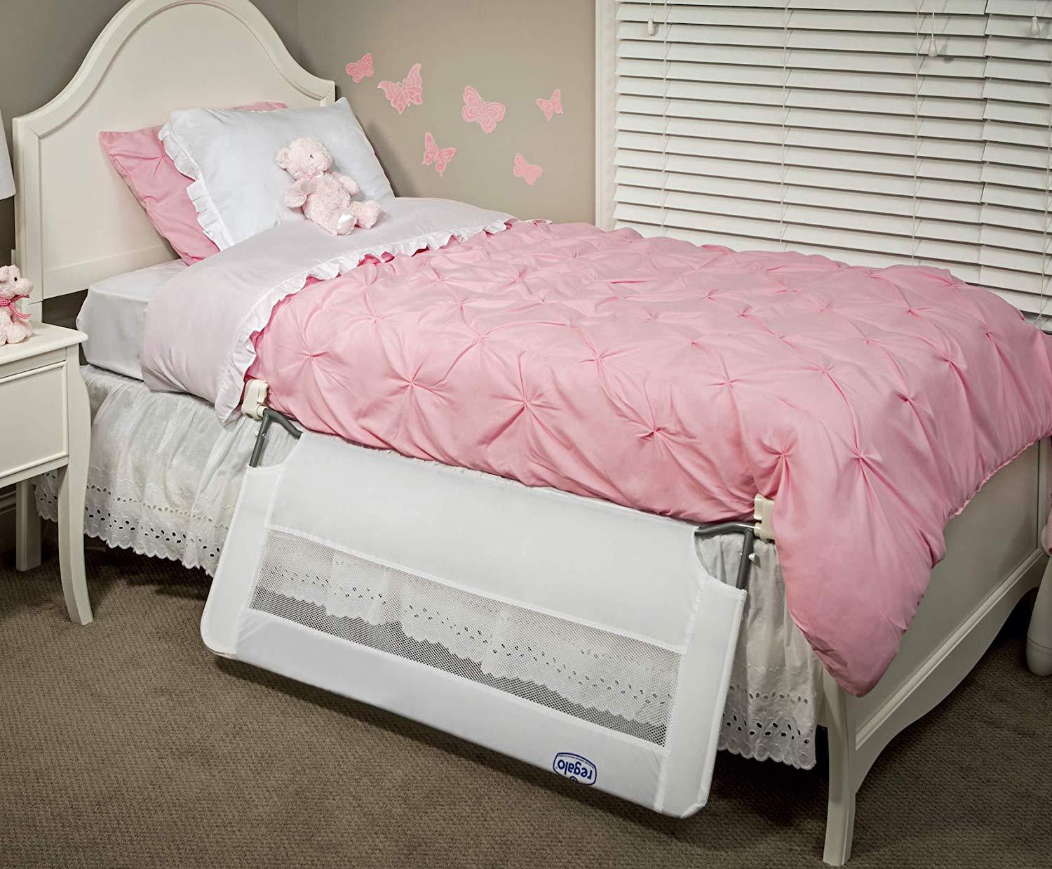 Baranda De Metal Para Cama De Niños Riel Barandal Seguridad Infantil Regalo NEW