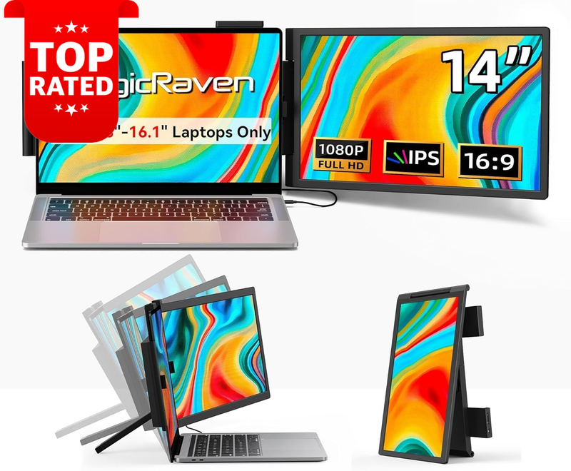 Portable Laptop Screen Extender 14