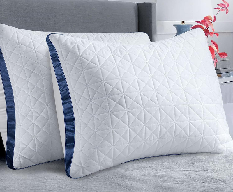 Set Of 2 - Cooling Hotel Luxury Bed Pillows For Sleeping 2 P