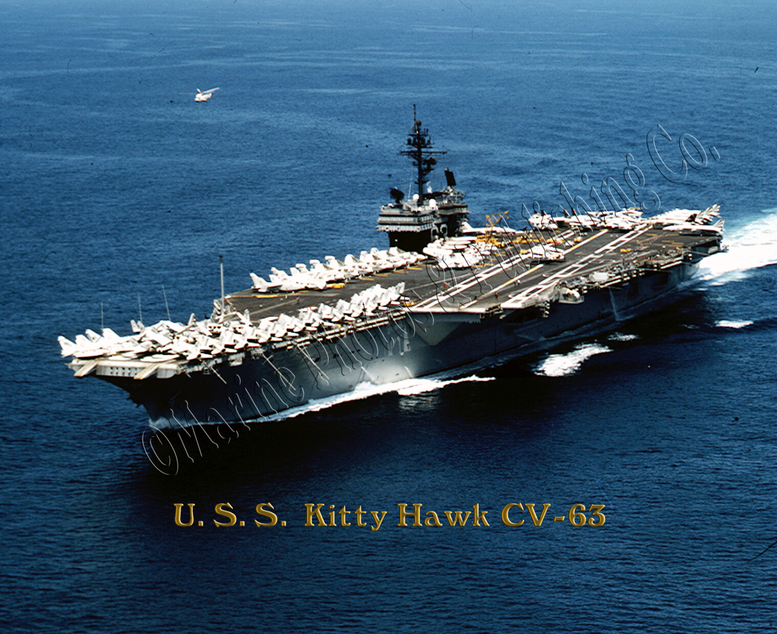 USS KITTY HAWK CV-63 WestPac 1981 Photo Print Personalized