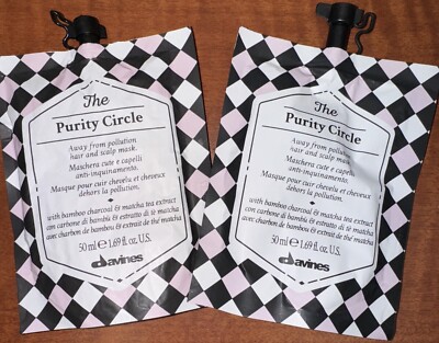 Davines The Purity Circle Hair Mask 50 ml. Hair Mask ( 2 Count)