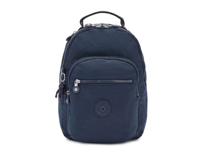 kipling Basic Seoul Backpack S Rucksack Tasche Blue Bleu 2 Blau Neu