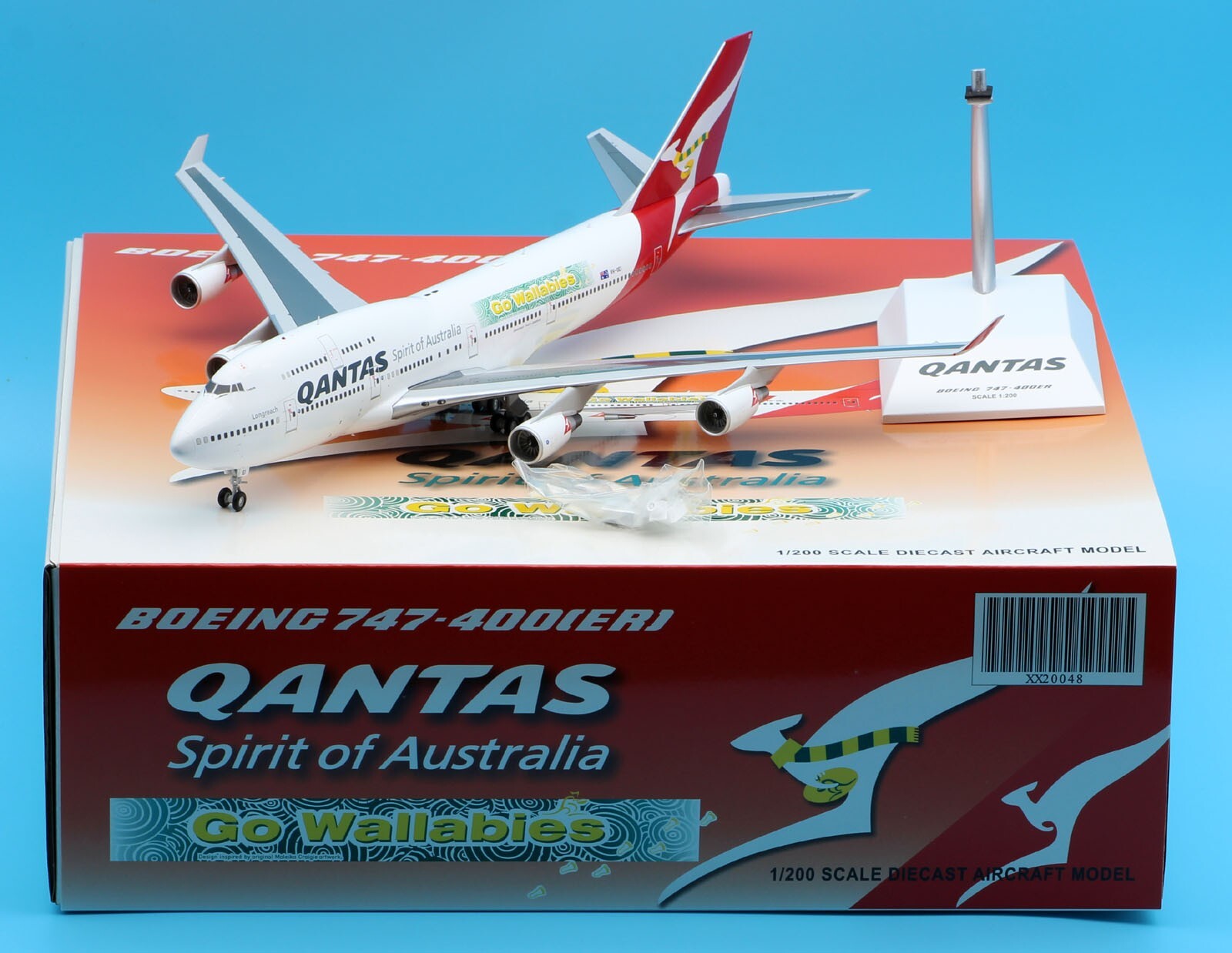 1/200 JCwing カンタス航空 B747-400 ウナラ・ドリーミング 民間