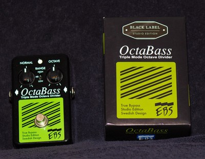 EBS OctaBass Black Label Studio Edition 2010s - Black/Yellow