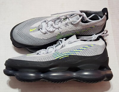 Size 8M- Nike Air Max Scorpion FK Flyknit Wolf Grey Volt (DJ4701-002) New