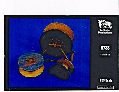 1/35 RESIN ACCESSORIES VERLINDEN 2738 CABLE REELS.